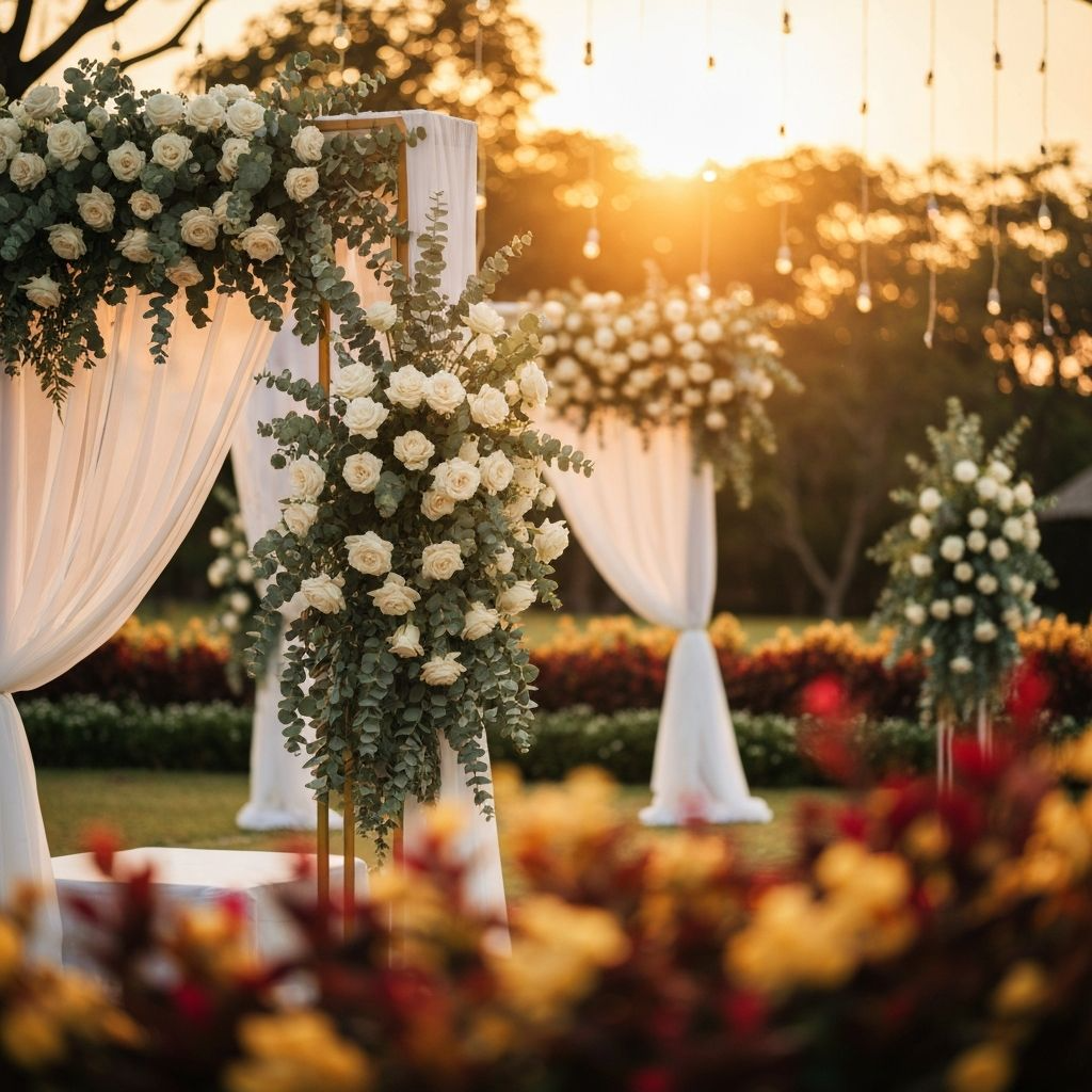 Wedding ceremony decoration